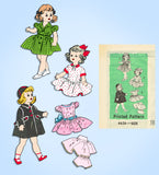 1950s Original Vintage Anne Adams Sewing Pattern 4626 18inch Doll Clothes Set