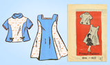 Anne Adams 4641: 1950s Vintage Sewing Pattern Toddler Girls Sz 4 Dress Uncut vintage4me2