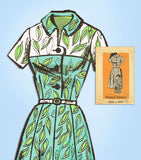 1960s Vintage Mail Order Sewing Pattern 4642 Uncut Misses Shirtwaist Dress 36 B