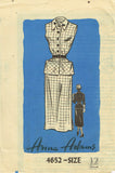 1950s Vintage Mail Order Sewing Pattern 4652 Uncut Misses 2 PC Dress Sz 30 Bust - Vintage4me2