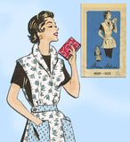 Anne Adams 4669: 1950s Charming Misses Cobbler Apron 30B Vintage Sewing Pattern