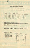 1950s Vintage Anne Adams Sewing Pattern 4687 Uncut Plus Size Day Dress 41 Bust