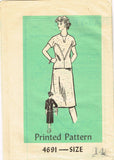 1960s Original Vintage Alice Brooks Pattern 4691 Uncut Misses 2 PC Dress Sz 36 B