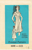 1960s Original Vintage Anne Adams Pattern 4698 Uncut Misses Western Dress Sz 36B