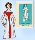 1960s Original Vintage Anne Adams Pattern 4698 Uncut Misses Western Dress Sz 36B