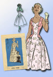 1950s Original Vintage Anne Adams Pattern 4722 Misses Rockabilly Sun Dress 30B