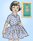 wing Pattern 4747 Cute Toddler Girls Dress Sz 6 - Vintage4me2