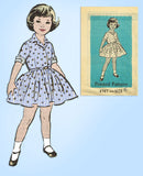 wing Pattern 4747 Cute Toddler Girls Dress Sz 6 - Vintage4me2