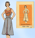 1960s Original Vintage Anne Adams Pattern 4756 Uncut Ladies Wrap Dress 38 Bust