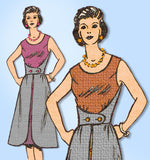 1960s Original Vintage Anne Adams Pattern 4756 Uncut Ladies Wrap Dress 38 Bust