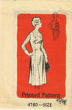 1960s Vintage Anne Adams Sewing Pattern 4780 Uncut Plus Size Sun Dress 41 Bust