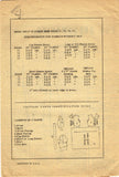 1940s Vintage Anne Adams Sewing Pattern 4781 Misses WWII Day Dress Sz 29 Bust