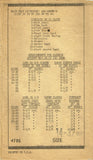 1940s Original Vintage Mail Order Pattern 4785 Uncut WWII Misses Dress Sz 32 B