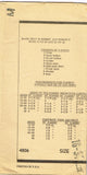 1940s Original Vintage Anne Adams Pattern 4806 Uncut Misses Shirtwaist Dress 34B