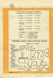 1960s Vintage Anne Adams Sewing Pattern 4833 20 Inch Talking Doll Clothes Set