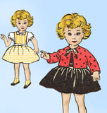 1960s Vintage Anne Adams Sewing Pattern 4833 20 Inch Talking Doll Clothes Set