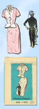 1950s Vintage Anne Adams Sewing Pattern Plus Size Ladies 2 Piece Dress Sz 43 B