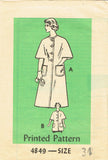 1960s Original Vintage Anne Adams Pattern 4849 Uncut Misses Cape Coat Sz 38 Bust