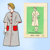 1960s Original Vintage Anne Adams Pattern 4849 Uncut Misses Cape Coat Sz 38 Bust