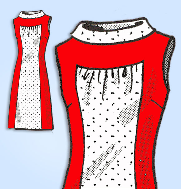 1960s Vintage Anne Adams Sewing Pattern 4853 Uncut Misses Sheath Dress Size 34 B