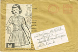 1950s Original Vintage Anne Adams Pattern 4865 Toddler Girls Sun Dress Jacket 6
