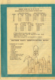 Anne Adams 4899: 1950s Uncut Misses House Dress Size 40 B Vintage Sewing Pattern