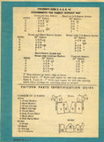 1960s Original Vintage Mail Order Pattern 4912 Little Girls Dress & Jacket Sz10