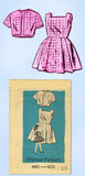1960s Original Vintage Mail Order Pattern 4912 Little Girls Dress & Jacket Sz10