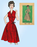 1960s Vintage Anne Adams Sewing Pattern 4962 Misses Wrap Around Dress Sz 40 B