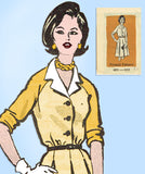 1960s Vintage Anne Adams Sewing Pattern 4971 Uncut Misses Raglan Dress Size 34 B - Vintage4me2