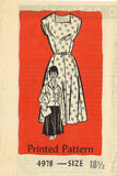 1950s Original Vintage Anne Adams Pattern 4978 Ladies Dress & Jacket Sz 39 Bust