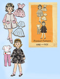 Anne Adams 4988: 1960s Cute 16 Inch Doll Clothes Set Vintage Sewing Pattern