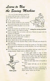 1940s Vintage 4H Extension Booklet 173 Sewing is Easy and Fun Original from 1948