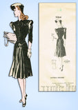 1930s Original Vintage Mail Order Pattern 5364 Uncut Misses Afternoon Dress 30 B