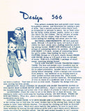1950s Vintage Laura Wheeler Transfer Pattern 566 Uncut Brother Sister Sock Dolls