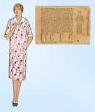 1920s Vintage Mail Order Sewing Pattern 5742 Women's Stout House Dress Size 38 B - Vintage4me2