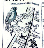 1960s Unused Vintage Mail Order Applique Birds or America Quilt Pattern 5748