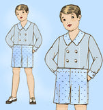 1920s Vintage Mail Order Sewing Pattern 5988 Toddler Boys One Piece Suit Sz 6
