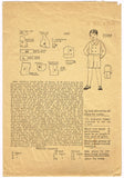 1920s Vintage Mail Order Sewing Pattern 5988 Toddler Boys One Piece Suit Sz 6