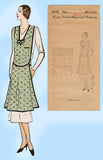 Ladies Home Journal 6422: 1920s Misses Slip On Apron MED Vintage Sewing Pattern