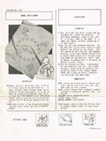 1930s Vintage Mail Order Embroidery Transfer 672 Uncut Baby Crib Cover Pattern