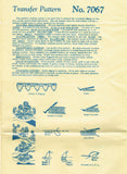 1940s Alice Brooks Embroidery Transfer 7067 Uncut Pansy Pillowcases and Towels