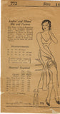 Own Name 772: 1930s Stunning Misses Slip Size 34 Bust Vintage Sewing Pattern - Vintage4me2