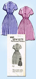 1950s Vintage Mail Order Sewing Pattern 8040 Misses Shirtwaist Dress Size 11 29B
