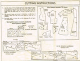 1950s Original Vintage Mail Order Pattern 8042 Misses Princess Cut Apron Sz 38 B