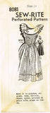 1940s Vintage Mail Order Sewing Pattern 8081 Uncut Misses Party Dress Sz 14 32B - Vintage4me2