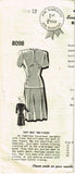 1940s Vintage Mail Order Sewing Pattern 8098 Misses WWII 2 Pc Dress Sz 12 30B - Vintage4me2