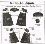 1960s Original Vintage Mail Order Pattern 8104 Uncut Baby Girls Dress Cape Bonnet Sz2