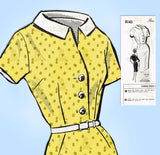 1960s Vintage Mail Order Sewing Pattern 8145 Uncut Womens Slender Dress Sz 36 B - Vintage4me2