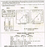 1950s Vintage Mail Order Sewing Pattern 8154 Misses Set of Aprons Size Small